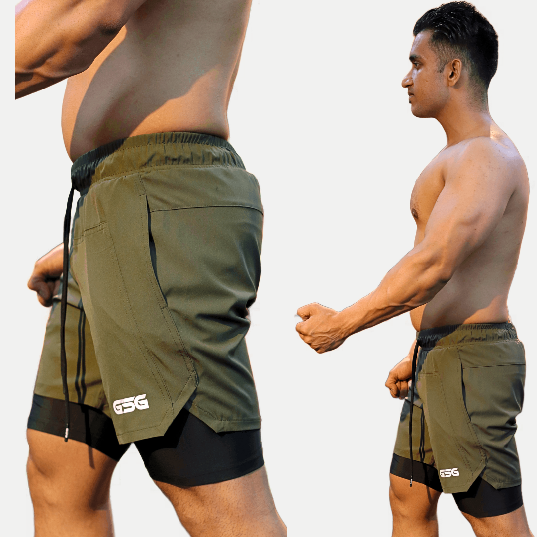 Gym compression shorts on sale