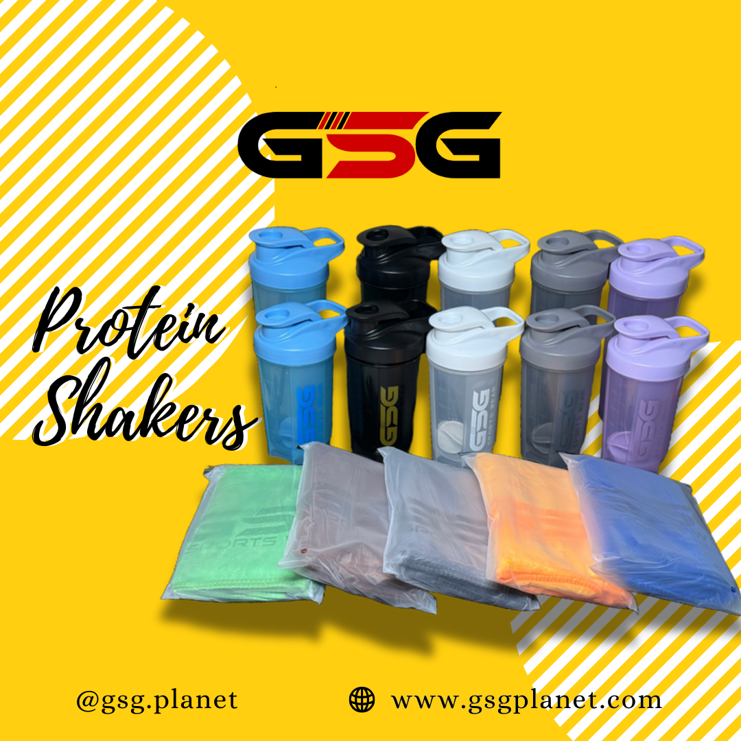 Protein Shakers & Workout Towels