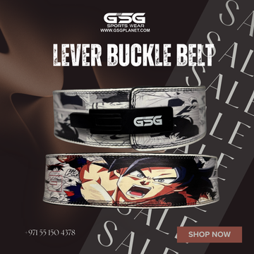 GSG Anime-Inspired Leather Weightlifting Belt