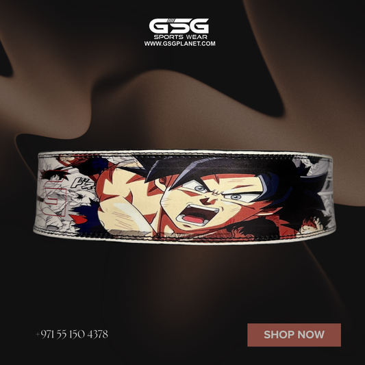 GSG Anime-Inspired Leather Weightlifting Belt