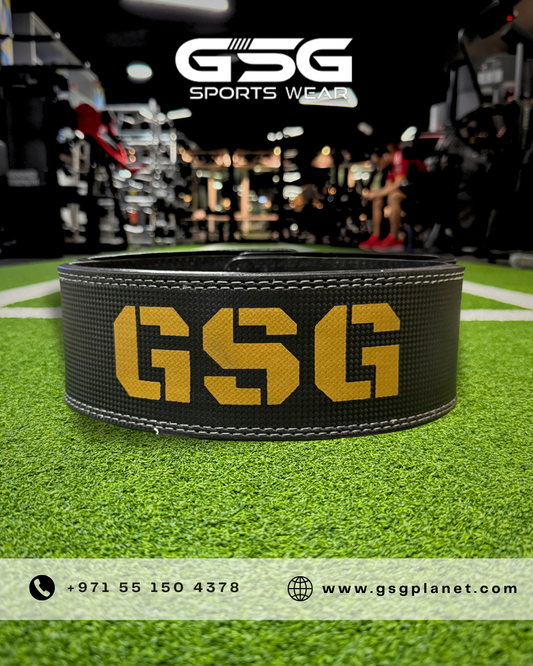 GSG Gold Lever Weightlifting Belt – Heavy-Duty Core Support