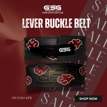 GSG Akatsuki-Inspired Leather Weightlifting Belt