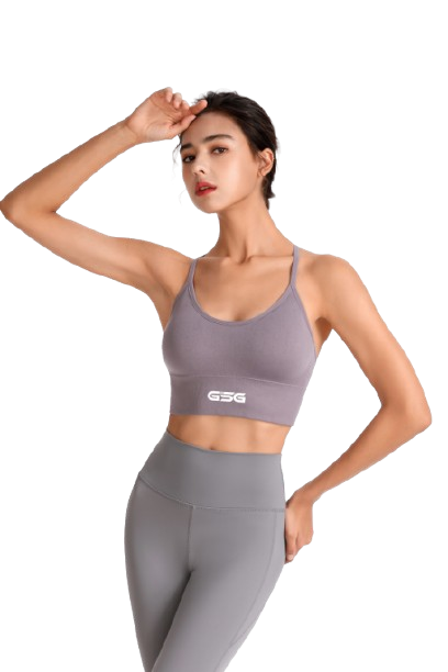 GSG Racerback Sports Bra – Grey