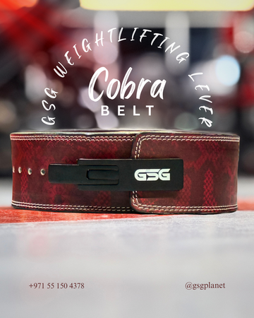 GSG Cobra Leather Lifting Belt