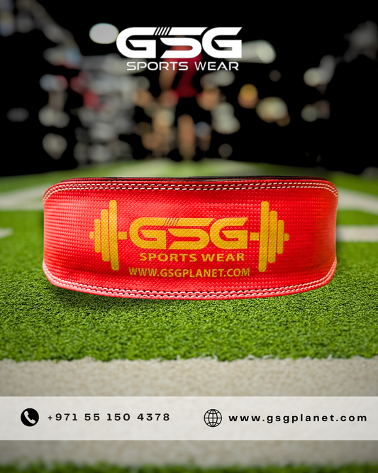 Upper Lifting Belt - Red Weightlifting Belt