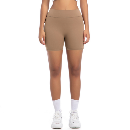 GSG Scrunch Pocket Womens Shorts - Brown