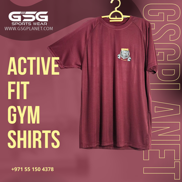 GSG ActiveFit Gym Shirts - Red