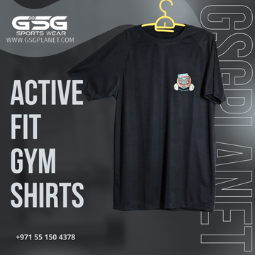 GSG ActiveFit Gym Shirts - Black