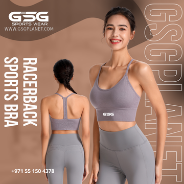 GSG Racerback Sports Bra – Grey