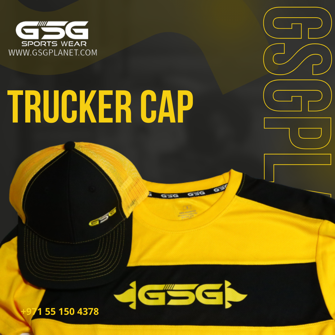 GSG Trucker Cap Yellow and Black