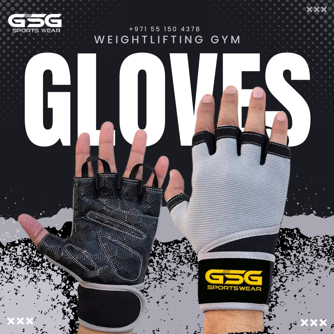 Weightlifting Gym Gloves - Grey