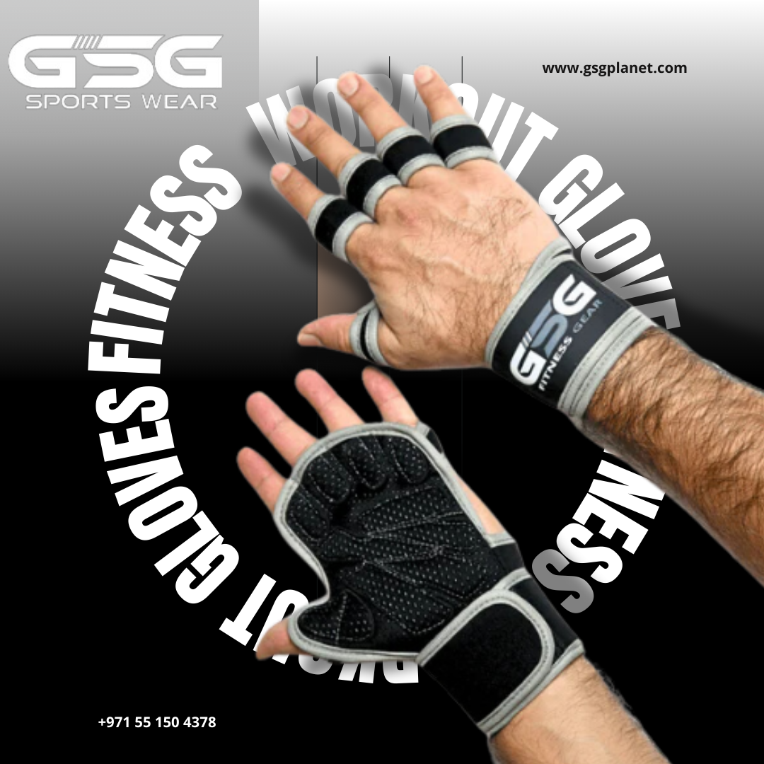 Breathable Workout Gloves - Black & Grey