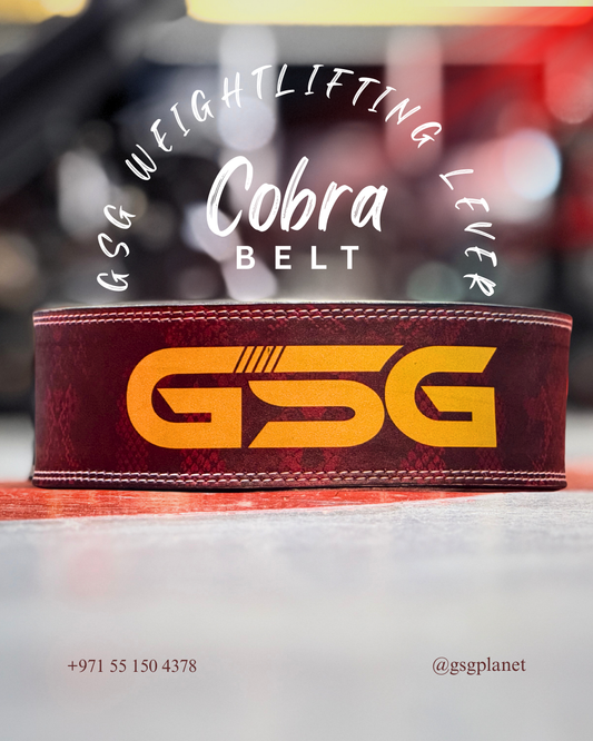 GSG Cobra Leather Lifting Belt