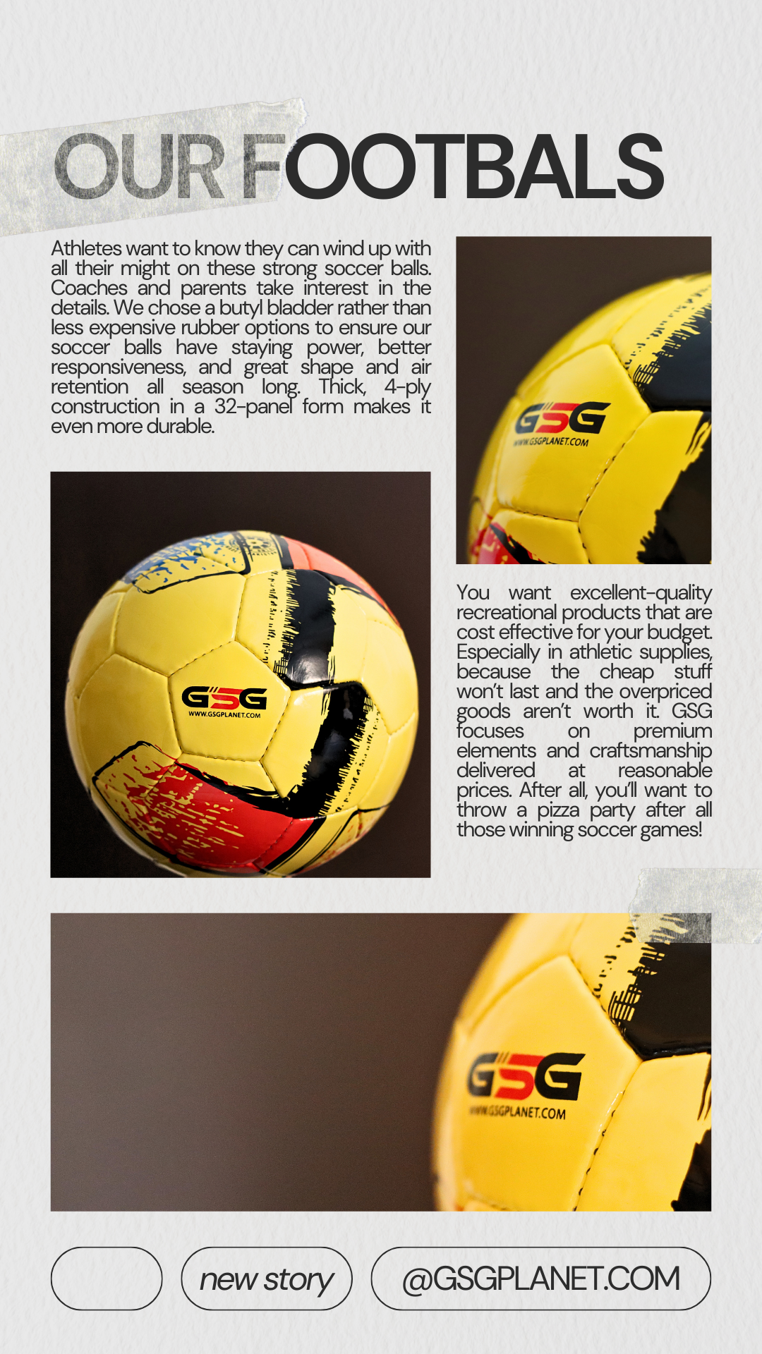 GSG Traditional Soccer Ball, Adult gsgplanet