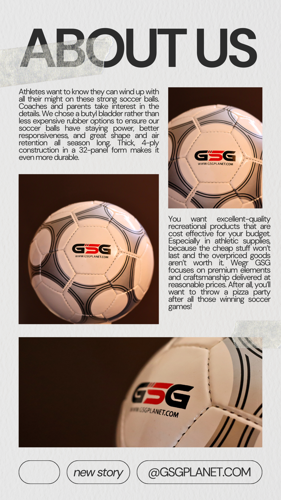 GSG Traditional Soccer Ball, Adult gsgplanet