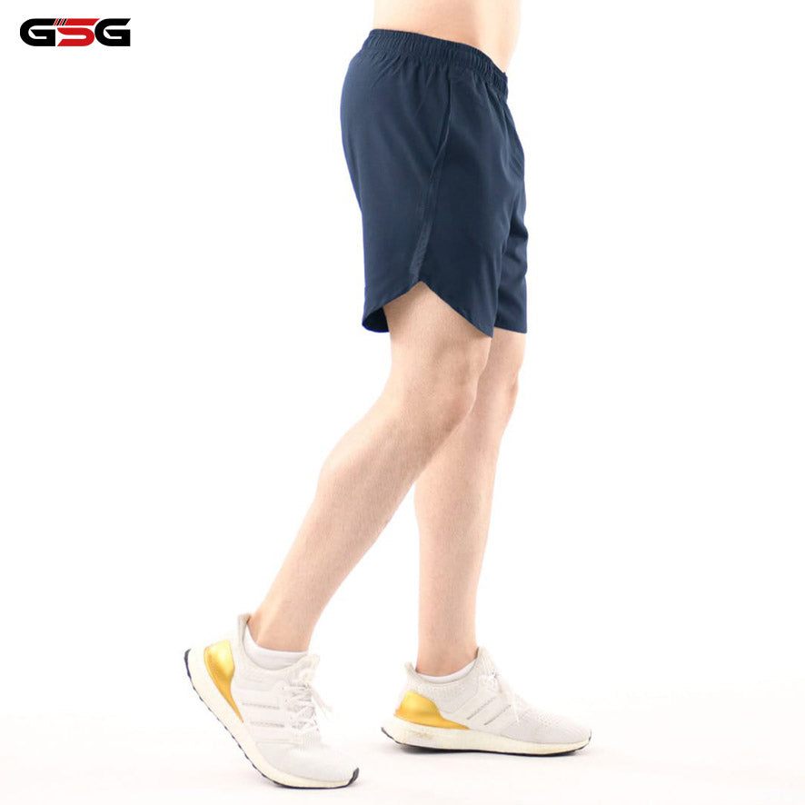 Active Wear Plain Shorts - Navy Blue gsgplanet