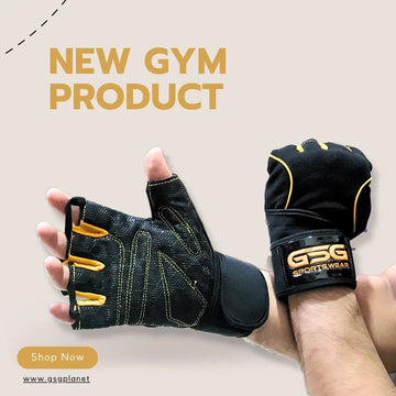 Fingerless Workout Gloves with Wrist Support – Anti-Slip & Breathable - gsgplanet