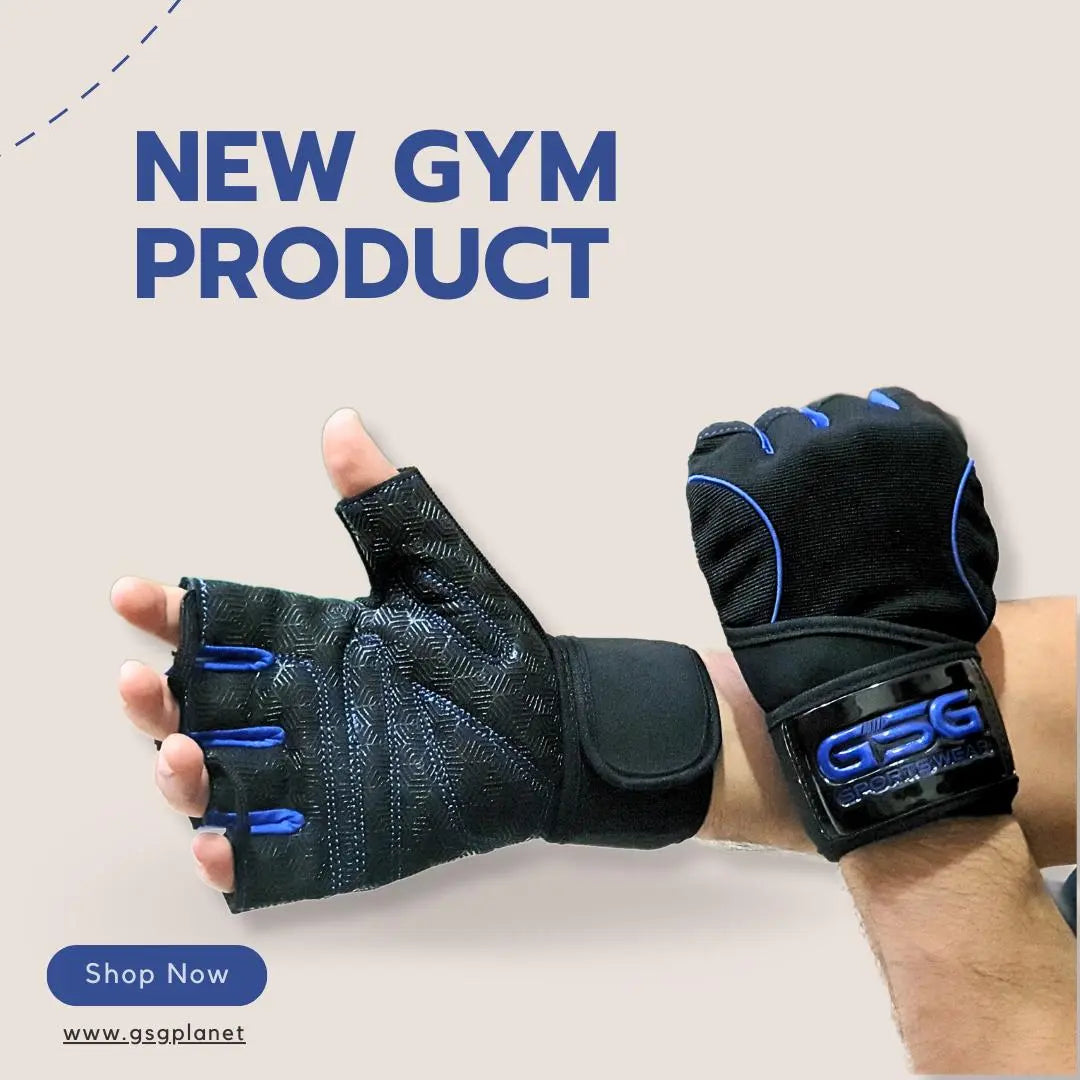 Fingerless Workout Gloves with Wrist Support – Anti-Slip & Breathable - gsgplanet