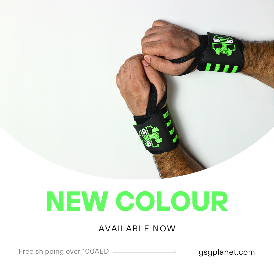 Gym Workout Wrist Strap - NEON gsgplanet