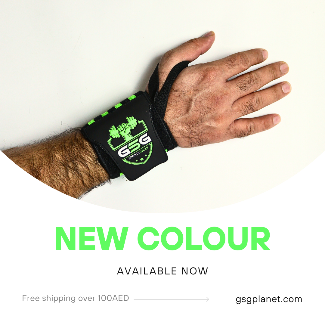 Gym Workout Wrist Strap - NEON gsgplanet