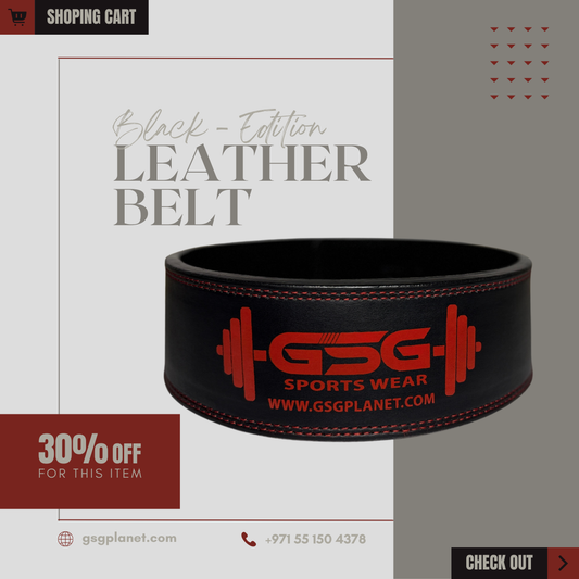 Black Edition Leather Belt