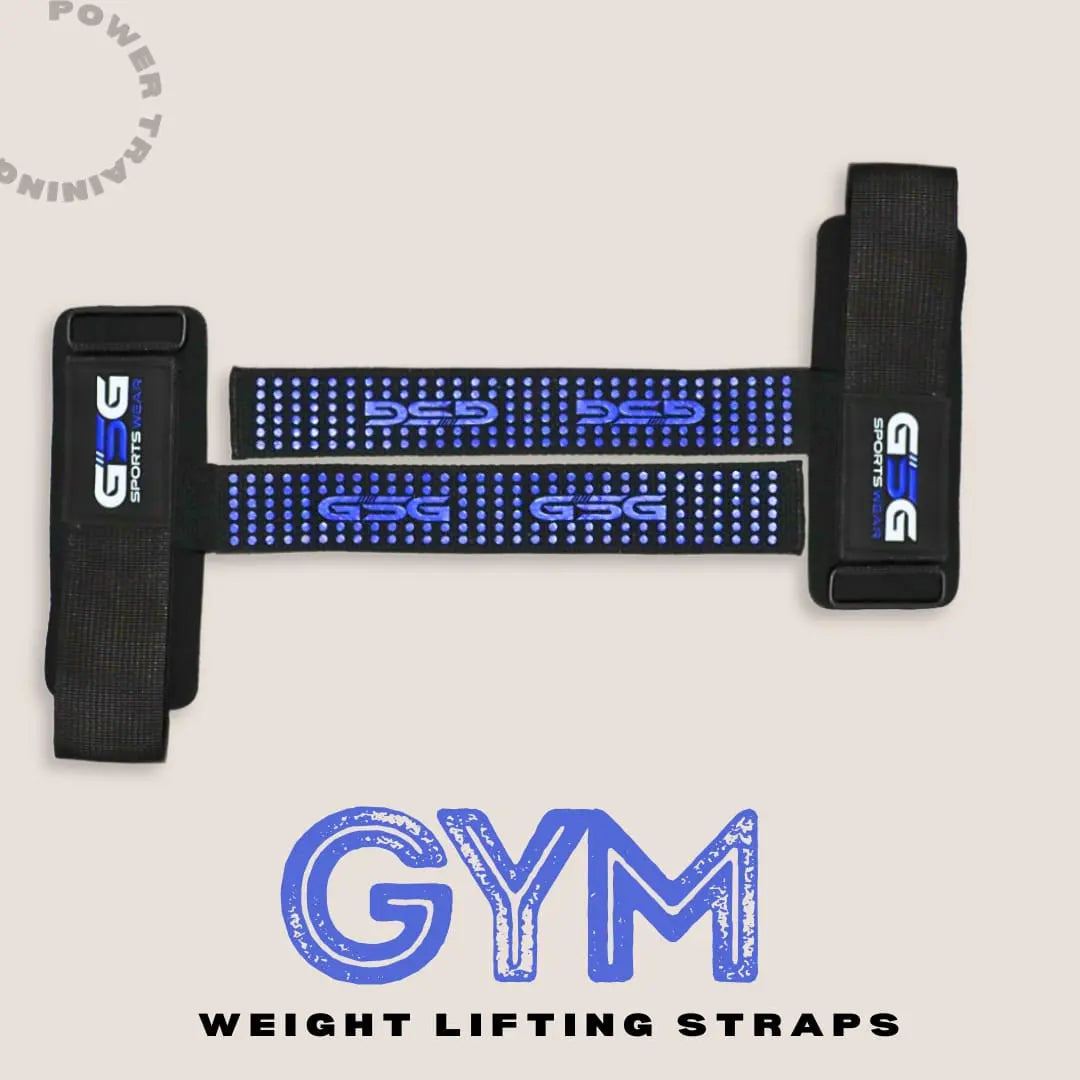 GSG Blue Dot Powerlifting Grip Straps gsgplanet