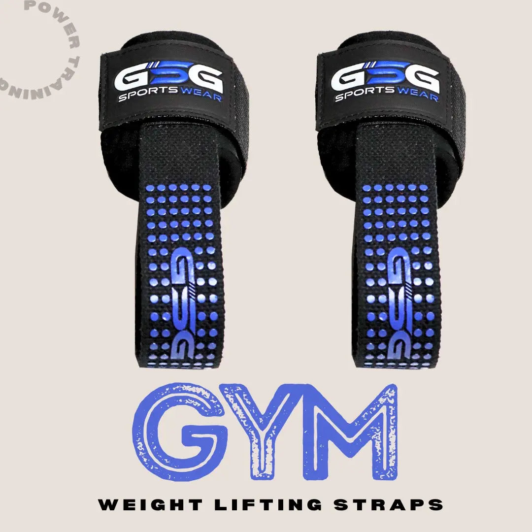 GSG Blue Dot Powerlifting Grip Straps gsgplanet