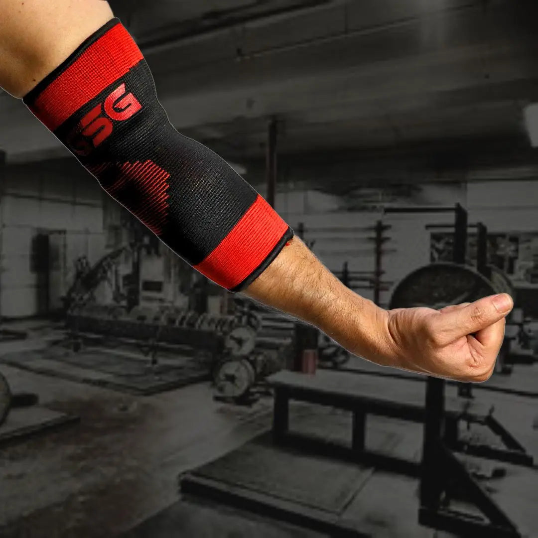 GSG Elbow Support - Tennis Elbow Brace, Elbow Compression Sleeve & Pads for Workouts gsgplanet