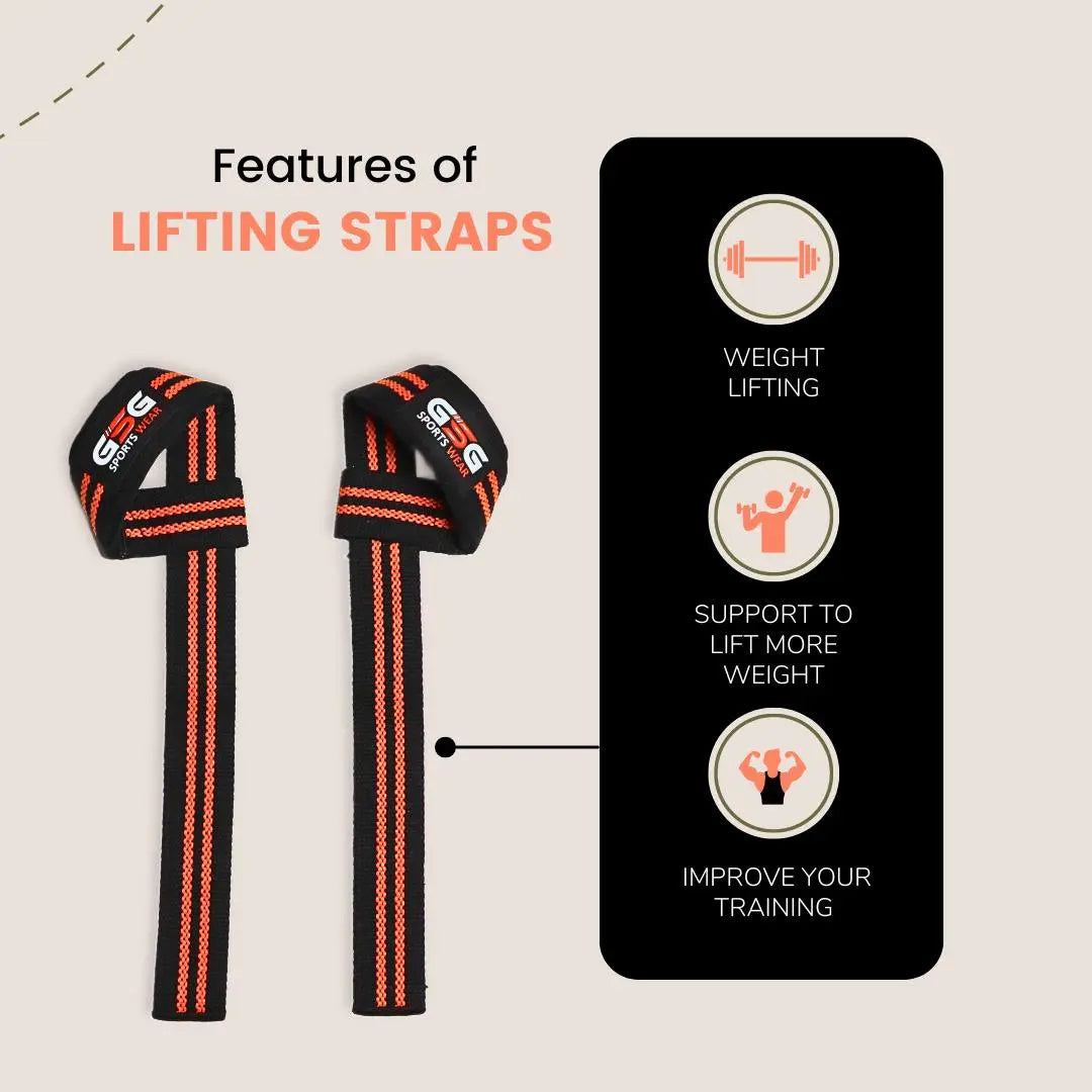 GSG Lifting Straps for Enhanced Weightlifting Performance | UAE - gsgplanet