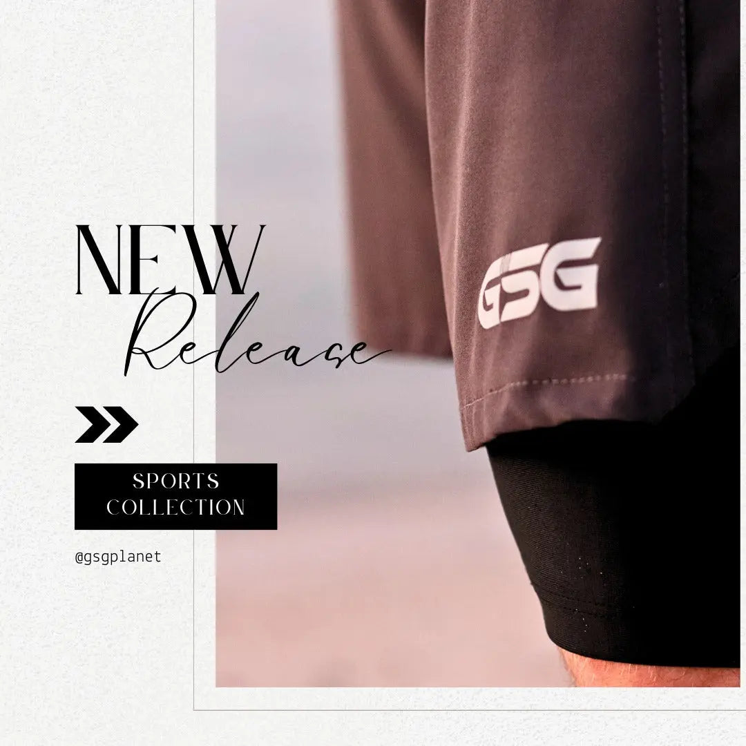 GSG Men’s Shorts with Phone Pocket - Black | UAE - gsgplanet