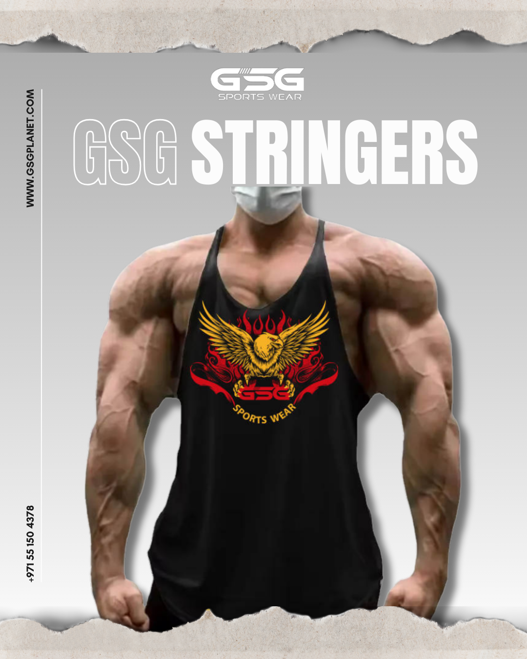 Stringer Gym Singlets – Muscle Fit, Breathable & Stylish