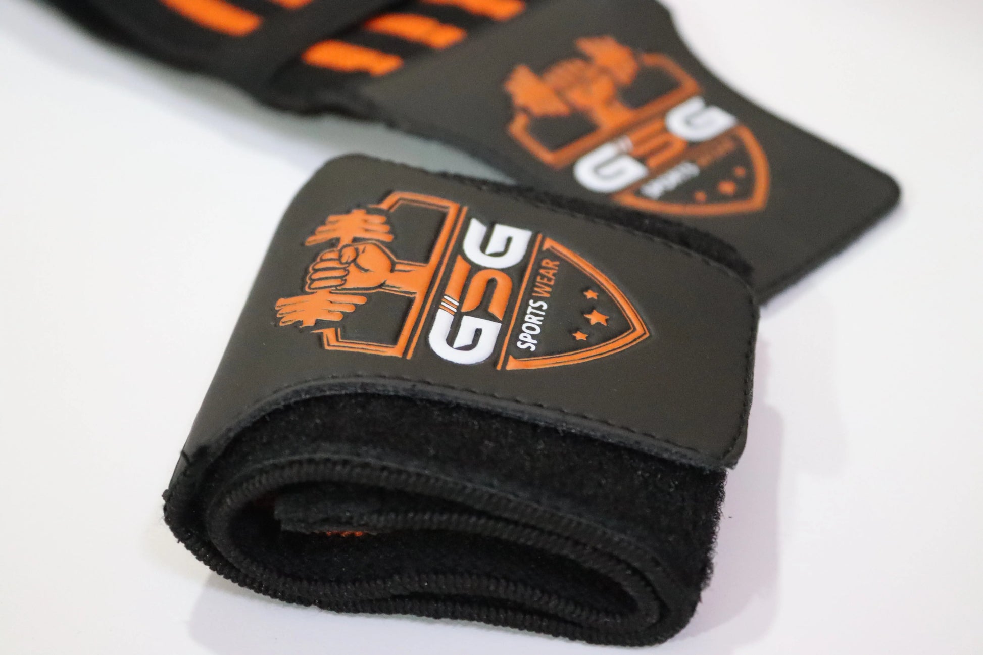 Knee Wraps for Weightlifting - ORANGE gsgplanet