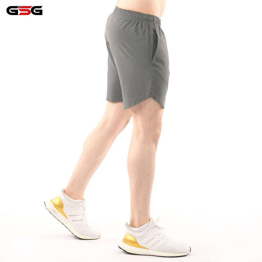 Active Wear Plain Shorts - Grey gsgplanet