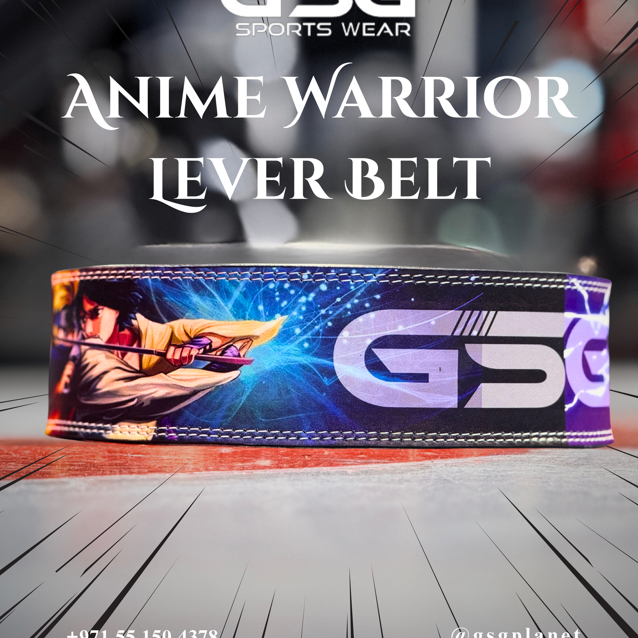 GSG Anime Warrior Lever Belt