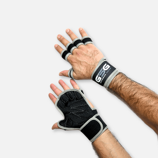 Breathable Workout Gloves - Black & Grey gsgplanet