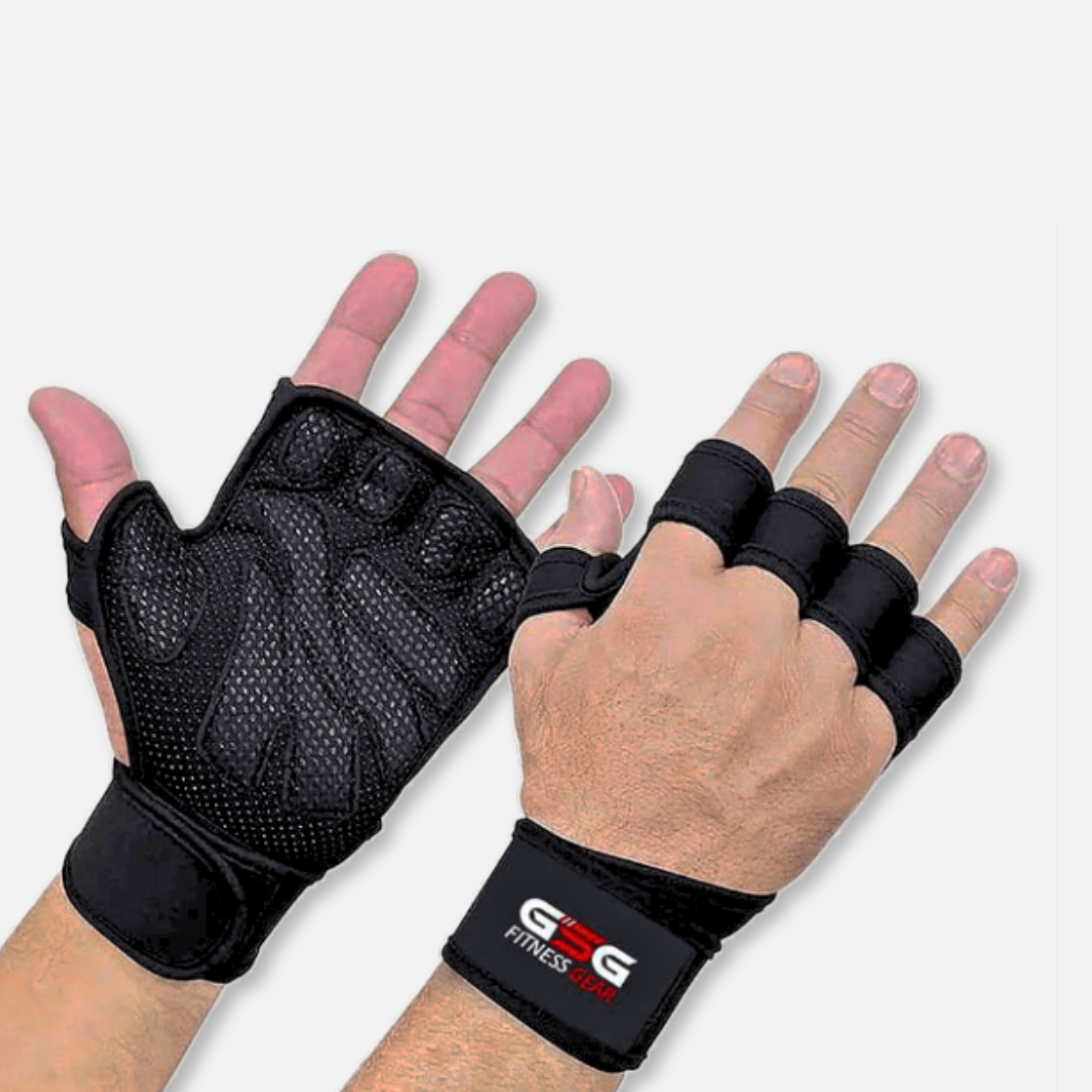 Fitness Workout Gloves - Black gsgplanet