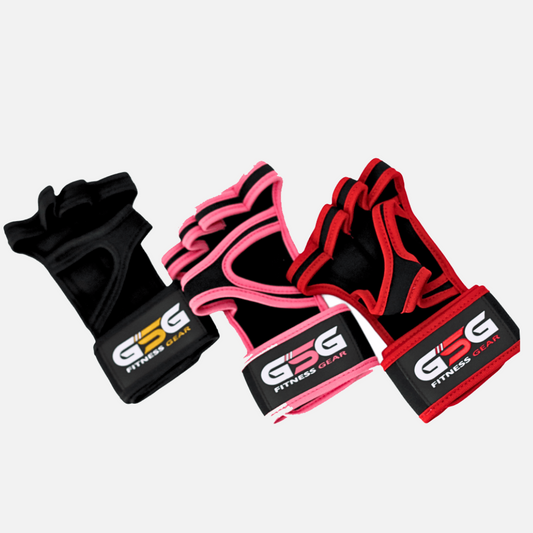 Fitness Workout Gloves - Pink & Black gsgplanet